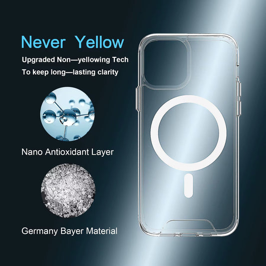 Clear iPhone Case with MagSafe | Slim & Magnetic Protection
