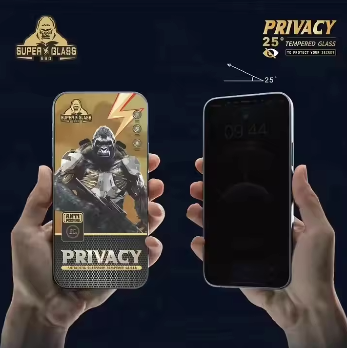 Gorilla Privacy Glass – Anti-Spy Tempered Glass Screen Protectors for iPhone