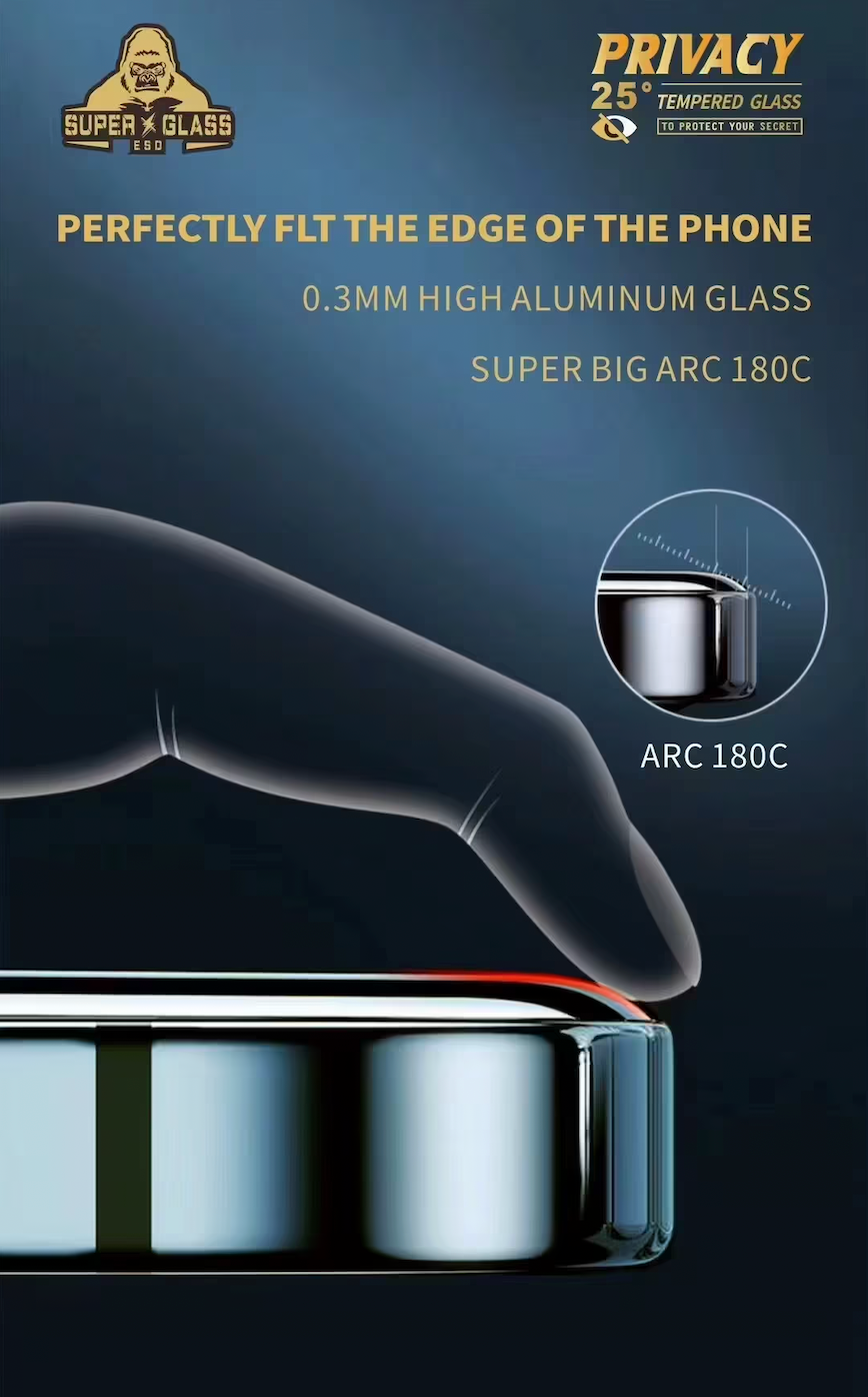 Gorilla Privacy Glass – Anti-Spy Tempered Glass Screen Protectors for iPhone