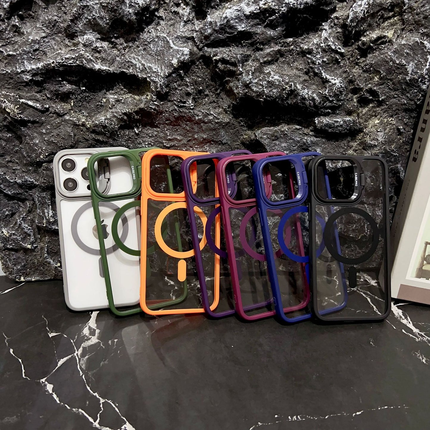 3-in-1 iPhone Case | Kickstand + MagSafe + Camera Lens Protection