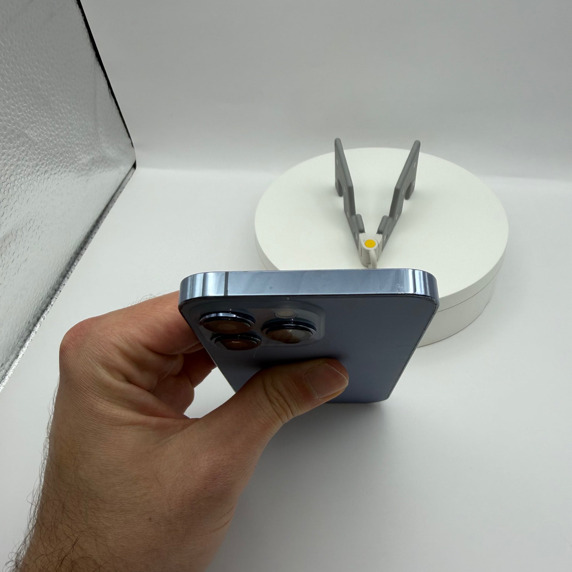 iPhone 13 Pro Sierra Blue top edge and camera bump