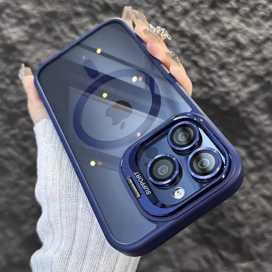 3-in-1 iPhone Case | Kickstand + MagSafe + Camera Lens Protection